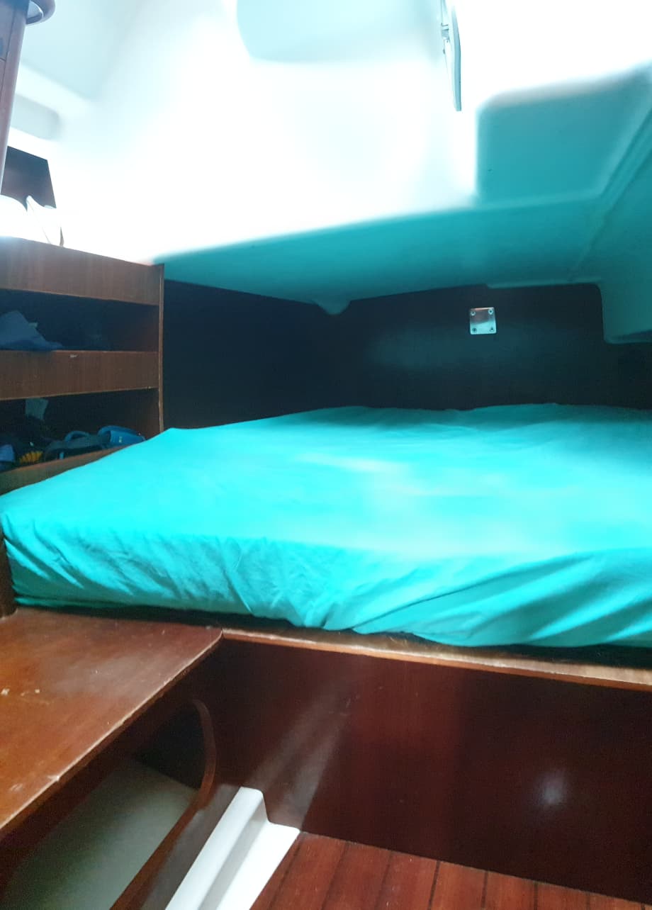 Cabine arrière tribord, chambre du capitaine